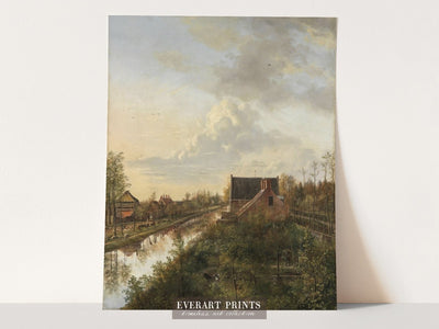 The Village Canal - Printable File - Everart